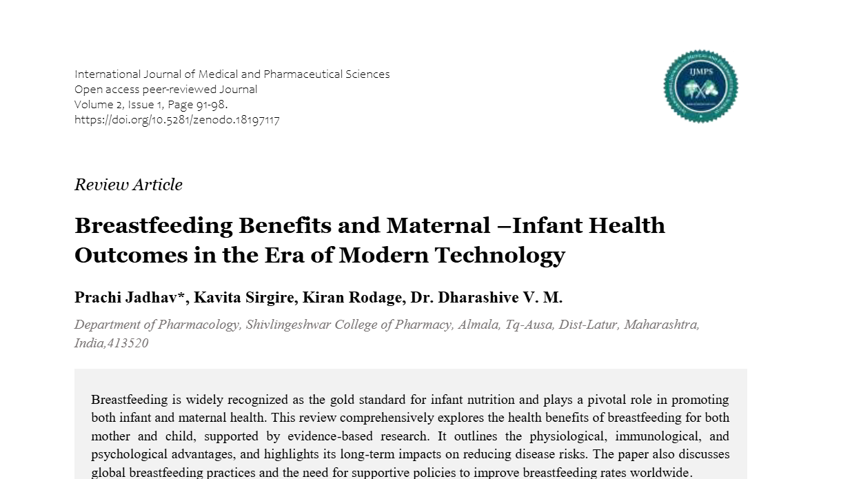Breastfeeding Benefits and Maternal –Infant Health Outcomes in the Era ...