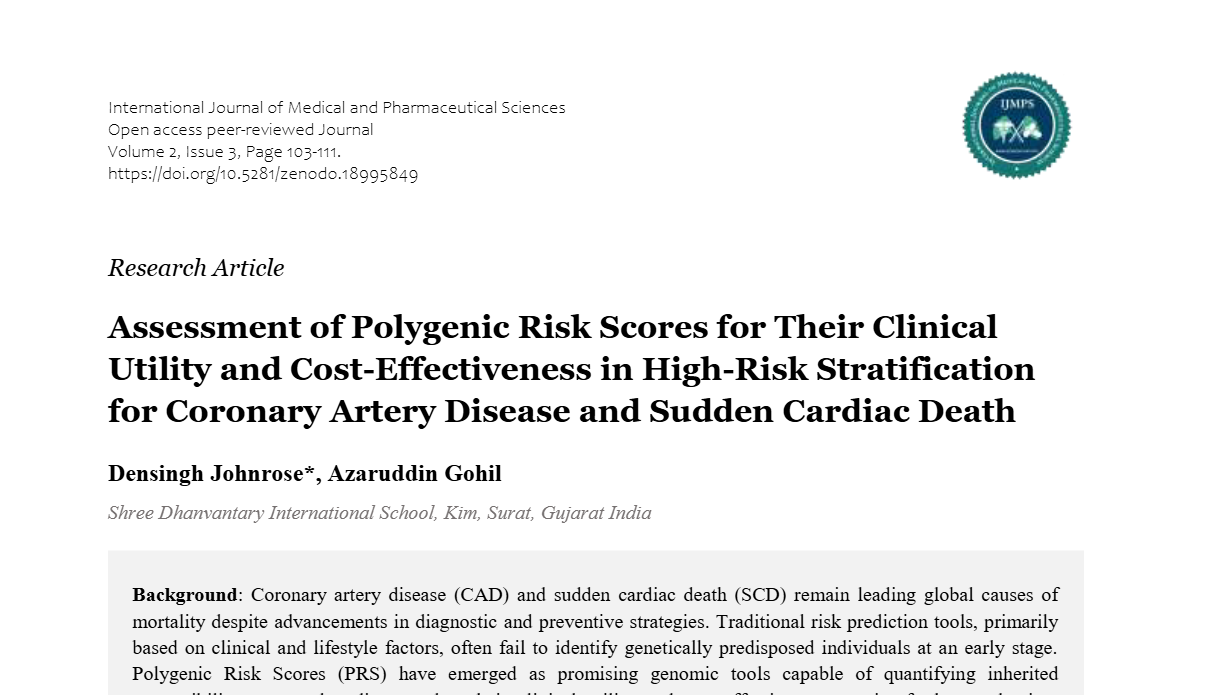 Assessment of Polygenic Risk Scores for Their Clinical Utility and Cost ...